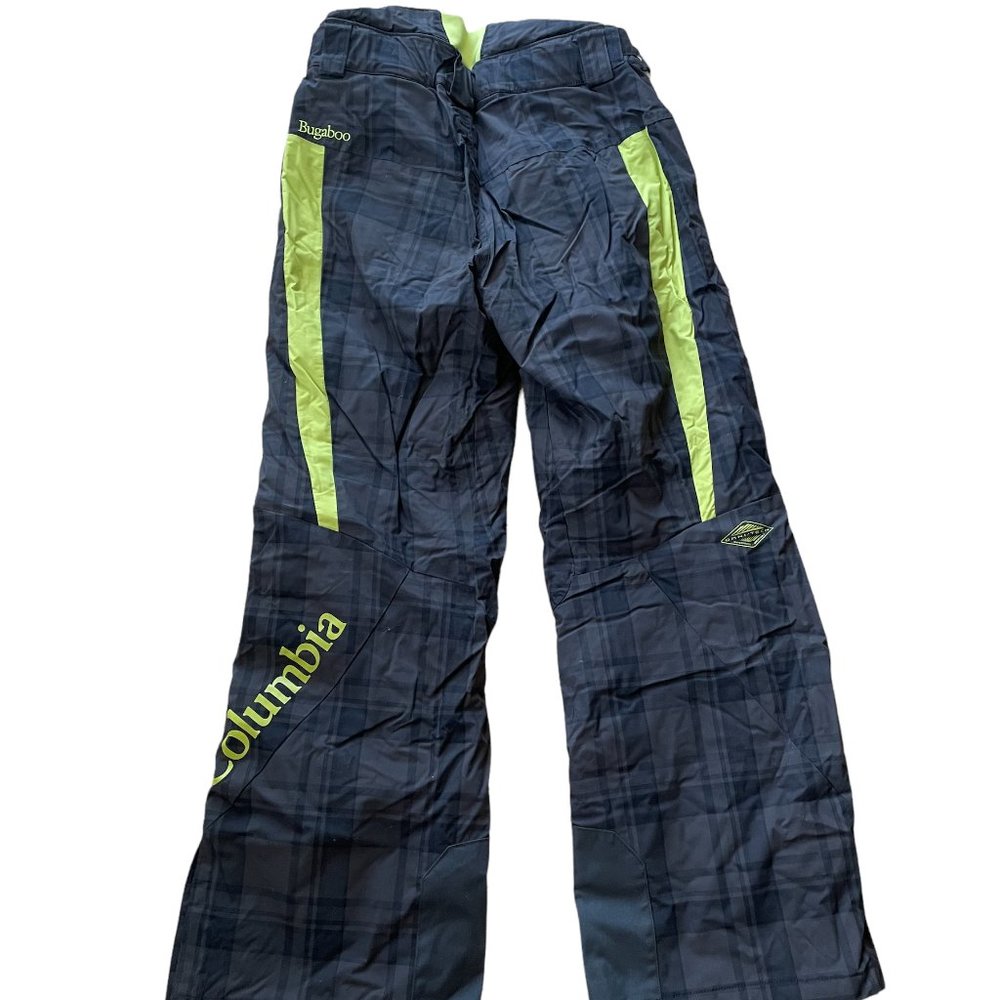 Columbia Omni Tech Ski Snow Pants - Lime Green Gray - Medium